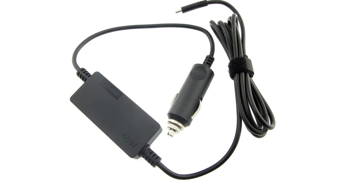 Lenovo 65W USB-C DC Travel Adapter - Car Power Adapter ( DC 12 / 24 V ) - 65 Watt