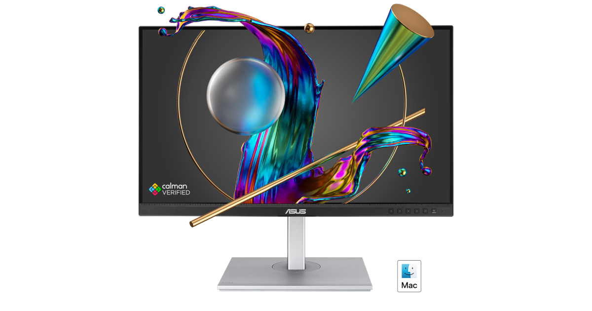 ASUS ProArt PA279CV 27” 4K HDR IPS 100% sRGB/Rec Calman Verified Eye Care Tilt Pivot Swivel Height Adjustable w/ USB C 65W & Speakers