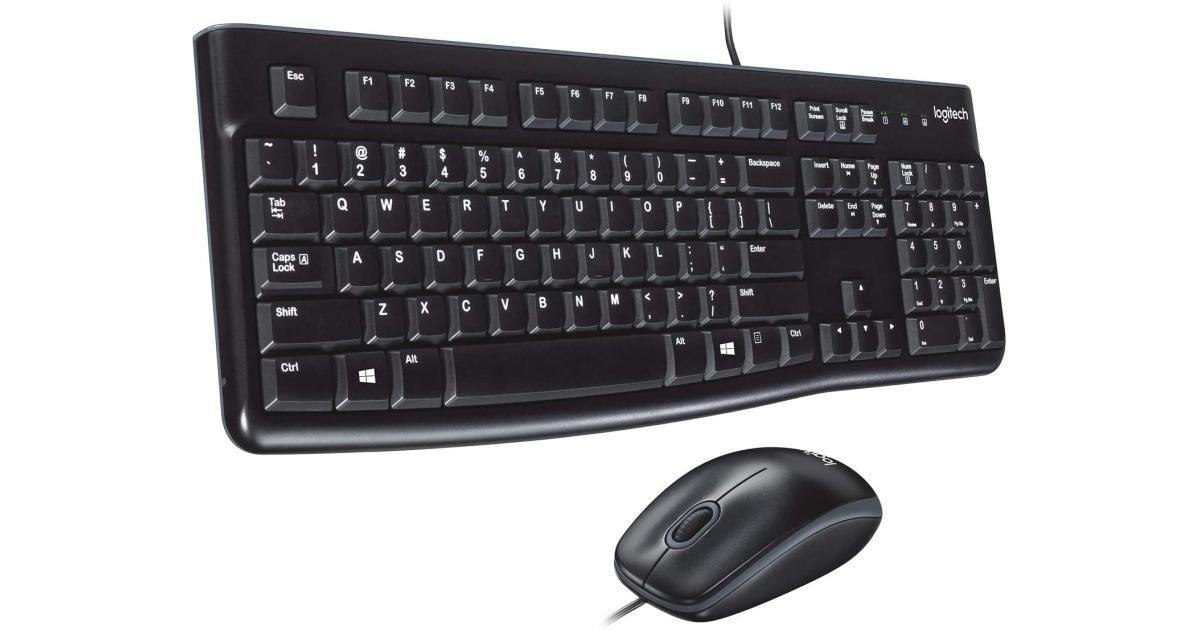 كيبورد Logitech MK120 Desktop and Mouse