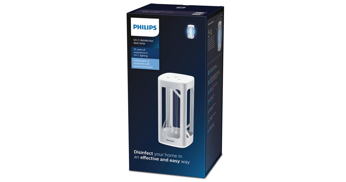 Philips UV-C Disinfection Desk Lamp for Home, Indoor, Hotel and Travel