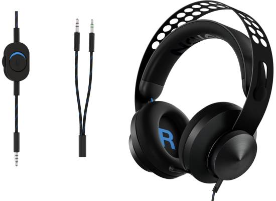 سماعة ألعاب (رأس) Lenovo Legion H300 Stereo , Noise-Cancelling Mic, Memory Foam & PU Leather Earcups, Stainless Steel Headband, PC, PS4, Xbox One, Nintendo Switch, Mac, GXD0T69863, Black