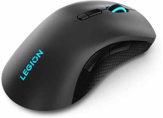 ماوس ألعاب لاسلكي Lenovo Legion M600 RGB – 16,000 DPI, 9 Programmable Buttons, 200-Hour Battery Life, 50-Million Clicks Durability – Ambidextrous Computer Mouse (Black)