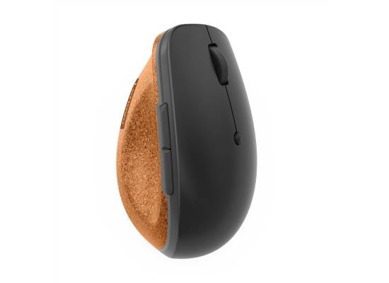 ماوس Lenovo Go Wireless Vertical Computer - Eco Friendly, Ergonomic 45-Degree Grip, Right-Handed, Programmable Buttons – 2.4 GHz USB Receiver, 12 Month Battery Life (Storm Grey)