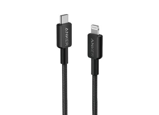 Anker 322 USB-C Lightning Cable [ 10 ft MFi Certified] Powerline II for iPhone 15, 15 Pro 14 Pro Max 14, 13 X XS XR 8 Plus, AirPods Pro - Black - 18 Month Warranty