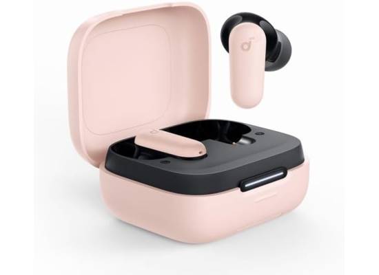 Soundcore By Anker R50i NC True Wireless Earbuds 10mm Drivers with Big Bass, Bluetooth 5.3, 45H Playtime, IP54, AI Clear Calls with 4 Mics, 22 Preset EQs via App - Pink - 18 Month Warranty