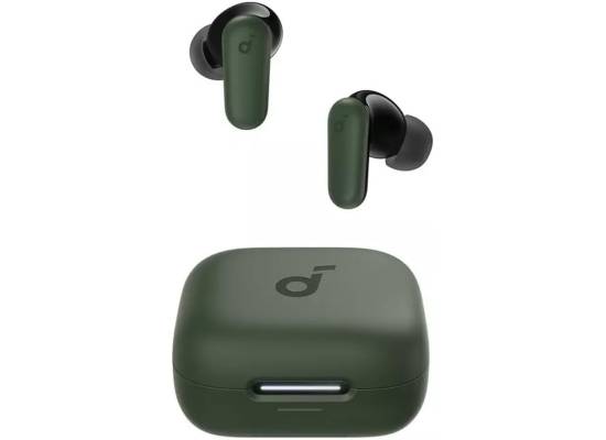Soundcore By Anker R50i NC True Wireless Earbuds 10mm Drivers with Big Bass, Bluetooth 5.3, 45H Playtime, IP54, AI Clear Calls with 4 Mics, 22 Preset EQs via App - Green - 18 Month Warranty