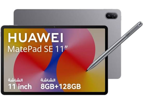 HUAWEI MatePad SE Tablet, 11-inch Eye Comfort Display, Large Capacity Battery, 8GB+128GB, Wifi, w/ M-Pen Lite, Nebula Gray