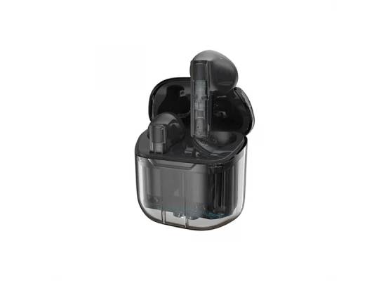 WiWU Newest Design TWS11 Ghost Appearance Wireless Bluetooth V5.3 Earbuds 6h For Music, USB Type-C Charging - Black