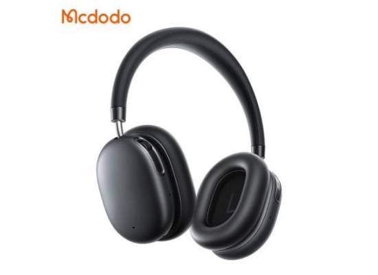 سماعات Mcdodo HP-520 Zeno Ultra S01 Wireless Over-Ear - 45dB Adaptive ANC - 120H Playtime, Black - 18 Months Warranty