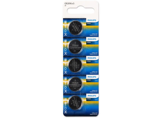Philips Lithium Cell Button Batteries CR2450