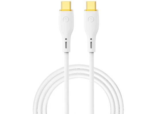 كابل شحن WIWU Vigor Ultra Fast 100W Type-C To Type-C (USB-C to USB-C) 1.2m - White