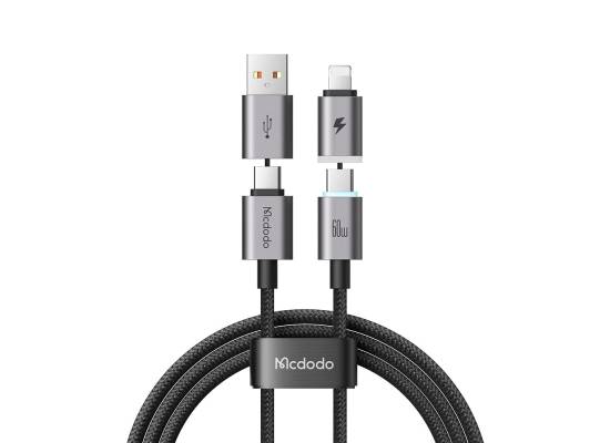 mcdodo Cab Nexus 4-in-1 MagTidy Travle Cable compatible for iPhones, iPads, Macbooks, Type-C Laptops. 1.2m - 18 Month Warranty
