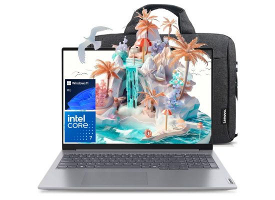 لابتوب Lenovo ThinkBook 16 G9 IRL, Intel Core 7 240H 5.2GHz 10 Cores, 16GB DDR5, 512GB M.2 SSD, 16" FHD+ IPS 400nits, Wi-Fi 7, w/ 16" Casual Toploader - 2 Year Warranty