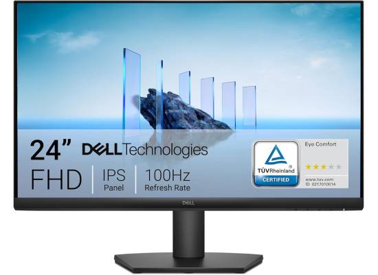 شاشة Dell Pro SE2425HM 24" Full HD (1920x1080) , IPS, 100Hz, 5ms, HDMI, and VGA - 3 Year Warranty