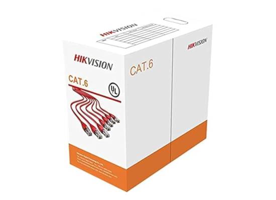 Hikvision 305 m CAT6 UTP Network Cable (Solid Copper, 0.565 mm, CM) - Orange