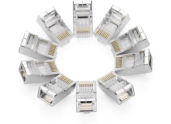 UGREEN 20333 RJ45 Cat6 Shield Connector Plug - 10 Piece Set