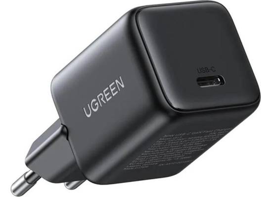 شاحن UGREEN X513 Nexode 30W GaN Fast USB-C PD 3.0 PPS for Laptop & Smartphone EU Plug