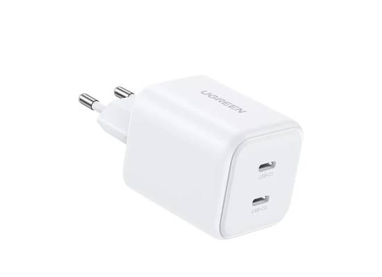 شاحن UGREEN X526 Nexode 45W Dual USB-C GaN Fast PD 3.0 PPS for MacBook & iPad EU Plug
