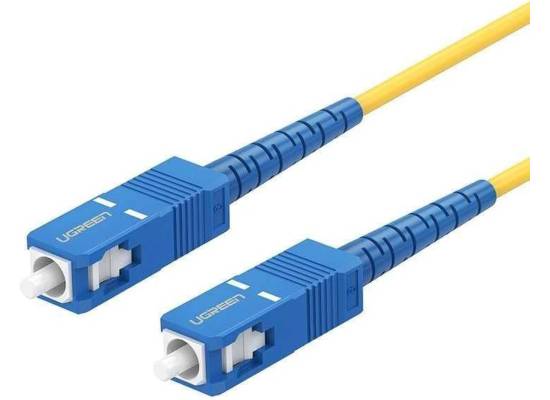 UGREEN 70664 SC-SC Single Mode Fiber Optic Cable, 3 Meter Length, Yellow