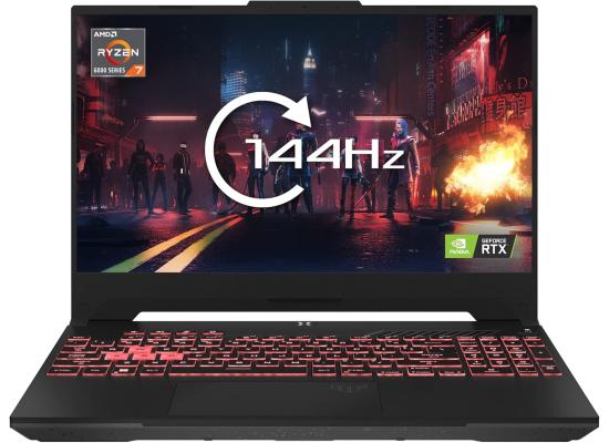 لابتوب ASUS TUF Gaming A15, AMD Ryzen™ 7 170, NVIDIA® GeForce RTX™ 3050 4GB DDR6, 16GB DDR5, 512GB SSD, 15.6" FHD 144Hz IPS - Graphite Black