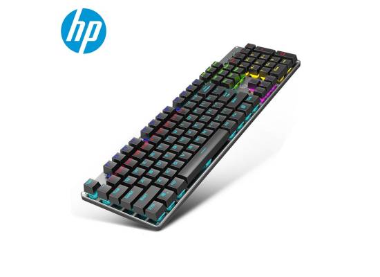 كيبورد ميكانيكي HP Wired USB RGB GK100F