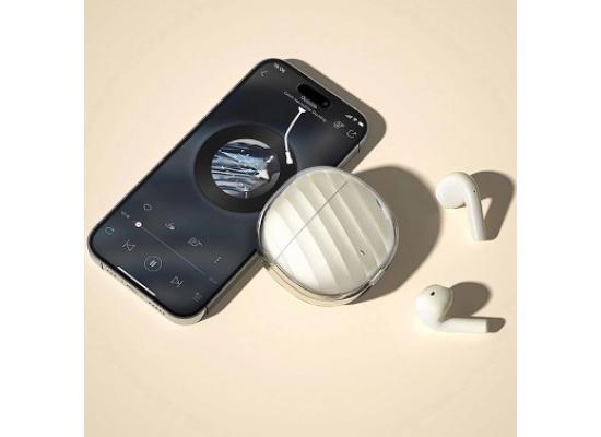 WIWU Wireless Bluetooth Earbuds T16 Jade, TWS EAN Earphone Stero sound Earphone with Charging Case - White