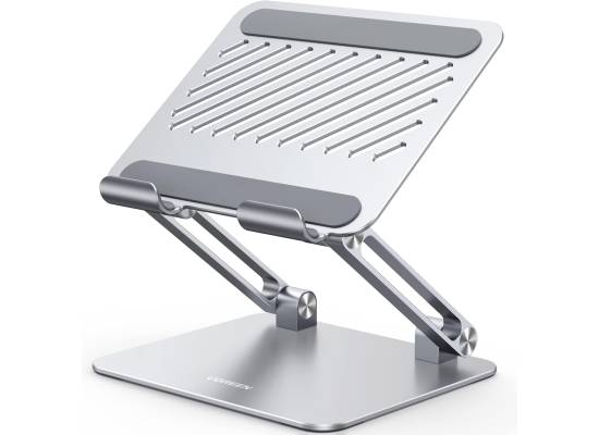 UGREEN Tablet Stand Holder for Desk Dual Rod Support Aluminum Tablet Holder Adjustable Multi-Angle Home Office Accessories Compatible