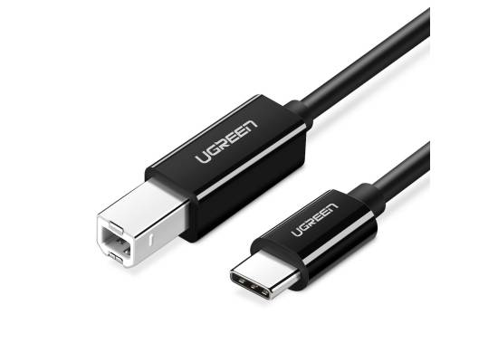 UGREEN USB C to USB B Cable Braided High Speed USB Type B Cable Compatible with MacBook, ASUS, HP, Acer to all USB B Devices - 2m