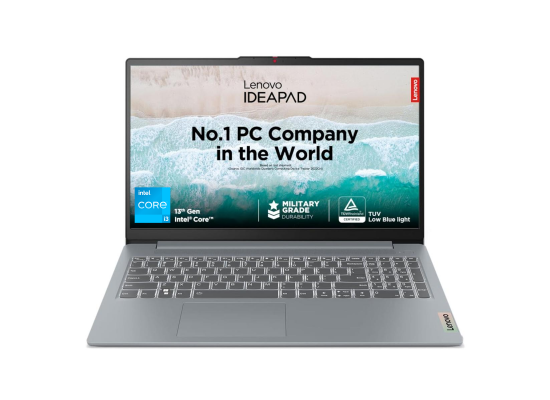 لابتوب Lenovo IdeaPad Slim 3i, Intel Core i3-1315U 4.5GHz 8 Threads, 8GB LPDDR5, 512GB M.2 SSD PCIe 4.0, 15.6" FHD 250nits, Thin & Light