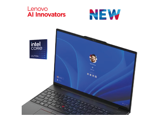 لابتوب AI 2025 Lenovo ThinkPad E16 Gen 3 | Intel® Core™ Ultra 5 225U 12 Core 4.8GHz, Intel® AI Boost, 8GB DDR5, 512GB SSD, 16" WUXGA IPS w/ 15.6" Casual Toploader - 2 Year Warranty