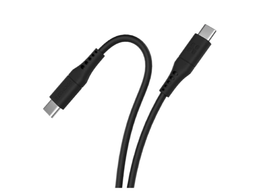 Promate USB-C Cable with 60W PD, 480Mbps Data Transfer and 2M Silicone Cord