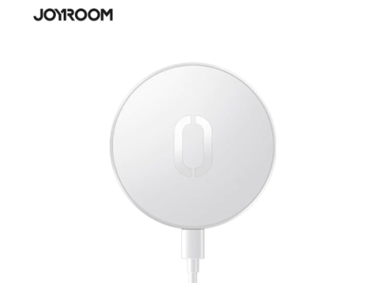 Joyroom JR-A28 15W ultra-thin magnetic wireless fast charger - White / 1 Year Warranty