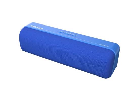 Promate Capsule-2 Bluetooth Speaker, Powerful 6W Speaker with Exceptional HD Sound Quality, Long Playtime- Blue