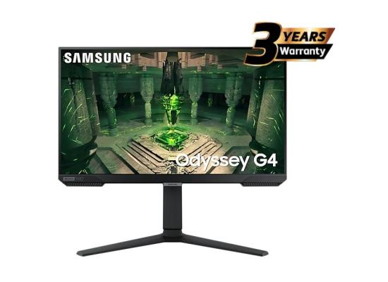 شاشة Samsung Odyssey G4 27" 16:9 FHD IPS , 240Hz Refresh Rate, HDR10, 1ms Response Time, FreeSync Premium, G-Sync Compatible, Black