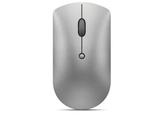 ماوس Lenovo 600 Bluetooth Silent , Blue Optical Sensor, Adjustable DPI, 4 Button, Microsoft Swift Pair, Windows, Chrome, GY50X88832, Gray